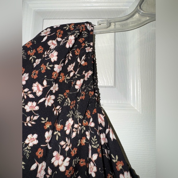 Lily Rose Floral Black Dress. Square-Rugged neckline. Size XXL. NWT - Picture 5 of 15